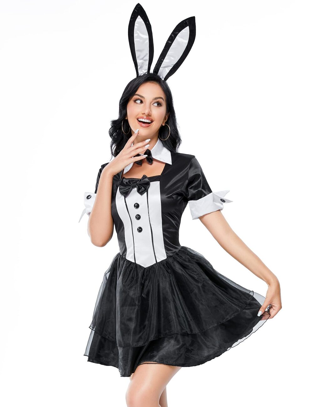 4038 Halloween Cosplay Bunny Girl Outfit Sexy Roleplay Party Dress Anime